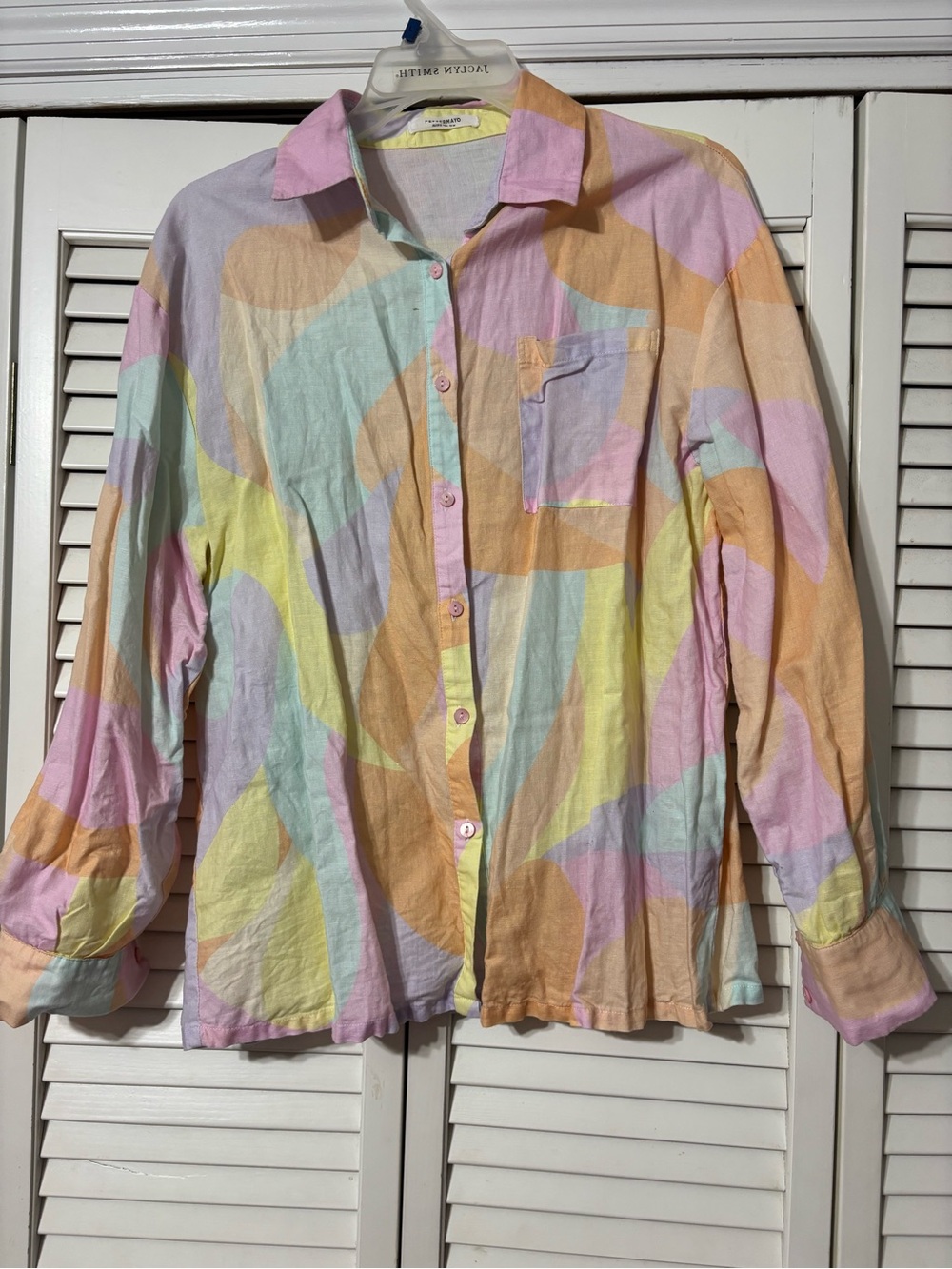 Peppermayo Pastel Multicolor Collared Shirt